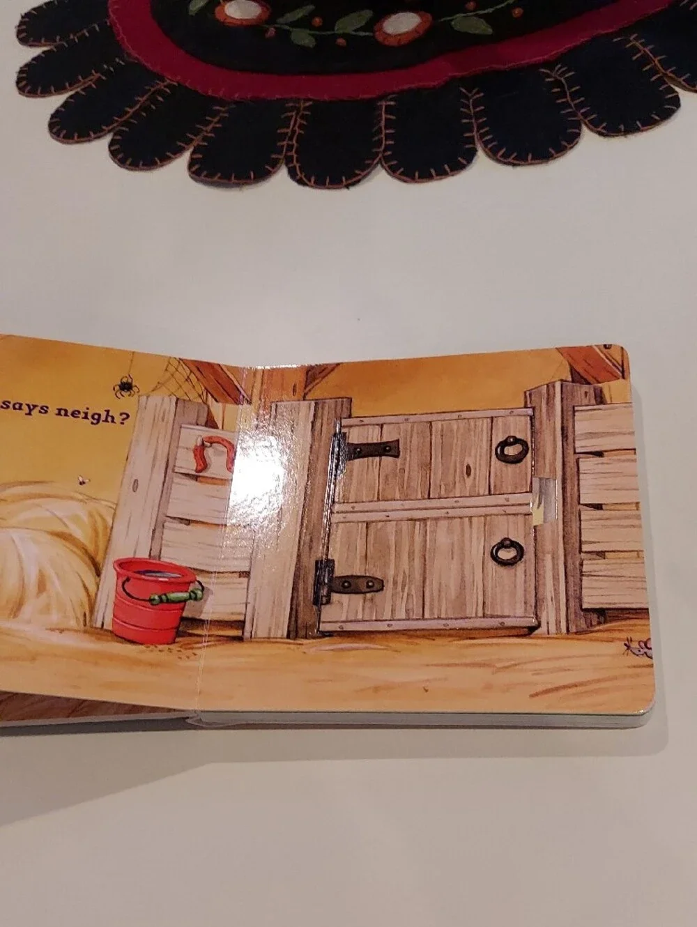 Open the Barn Door Interactive Baby Board Book
